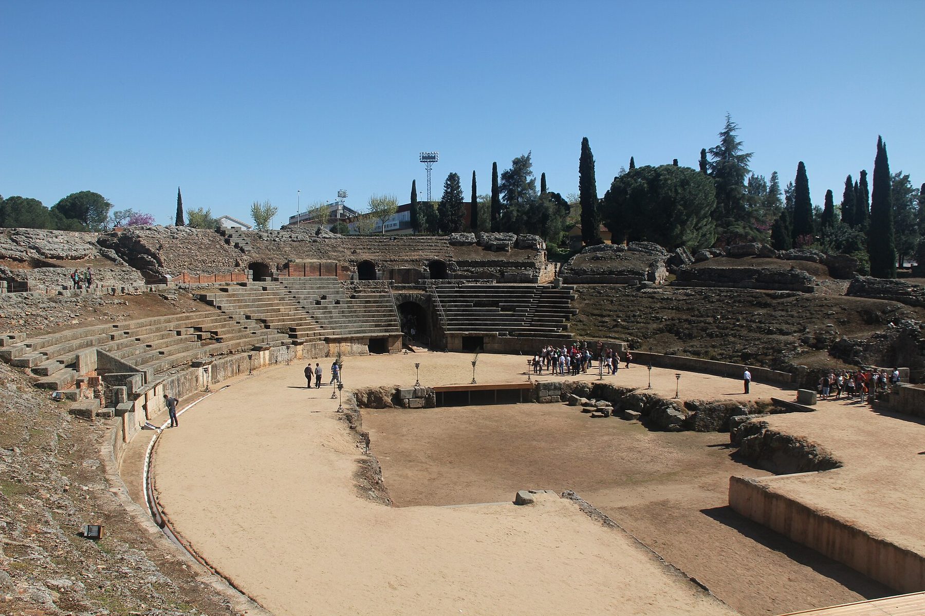 Ruinas del anfiteatro romano de Mérida