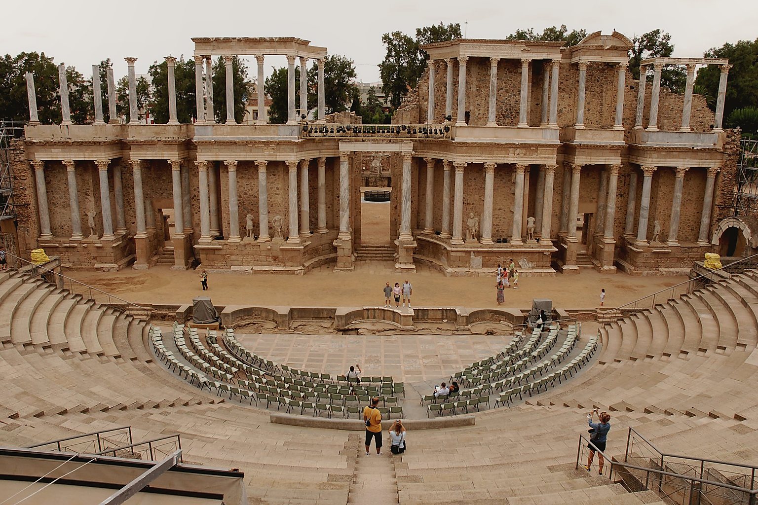 Teatro Romano de Mérida en una visita guiada cultural